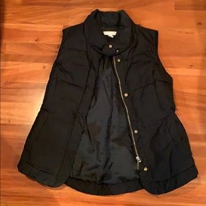 Charter Club Black Puff Vest Size Petite